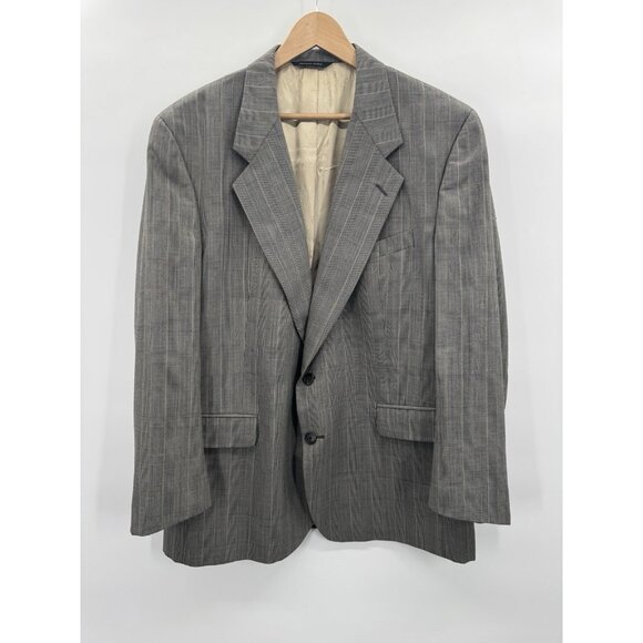 Dior Other - Christian Dior Vintage Men 48L Suit Jacket Coat Blazer Plaid Parisian Luxury Ivy